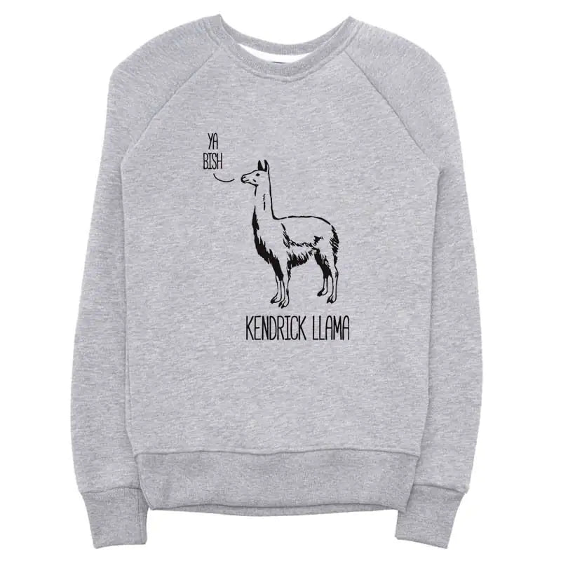 Kendrick Llama Animal Print Women's Hoodie